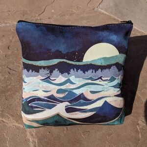 Moonlit Ocean Pouch Bag